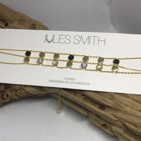 Jules Smith Multi-Tone Double Choker NEW - Picture 8 of 9